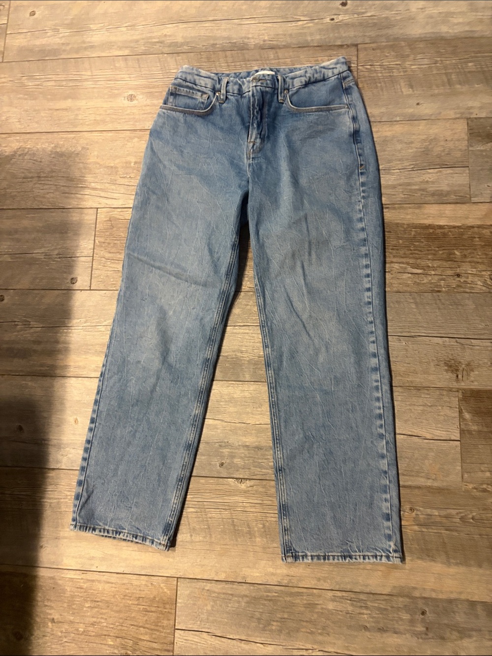 Good American jeans sz 8/29 Straight legs LN